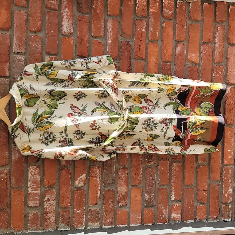 Zara Parrot Shirt Dress. Med. - Picture 8 of 9